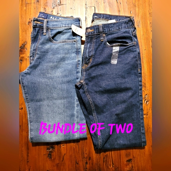 2 JEANS SIZE 30× 32 man - Picture 1 of 7